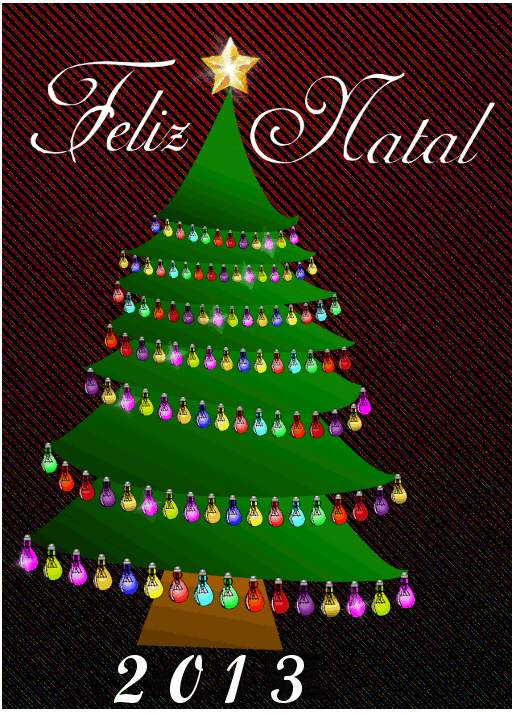 Feliz Natal Carlos 2013 tree pisca-pisca.gif