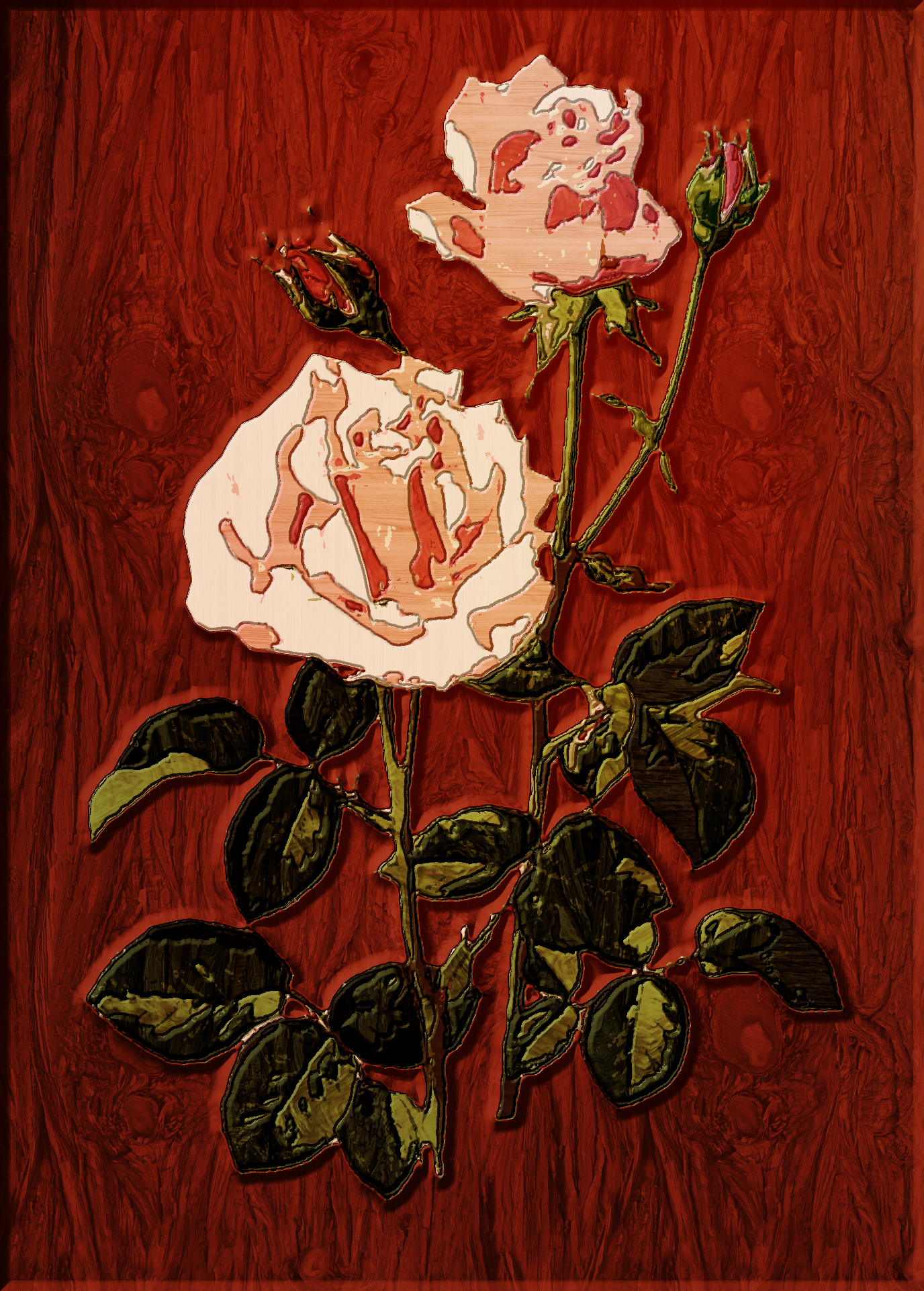 Pink Roses-wood-Sepia-Graphic Novel-10colours.PNG