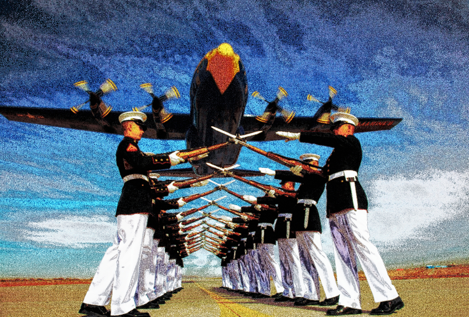 Silent Drill Platoon (Pontillism).jpg