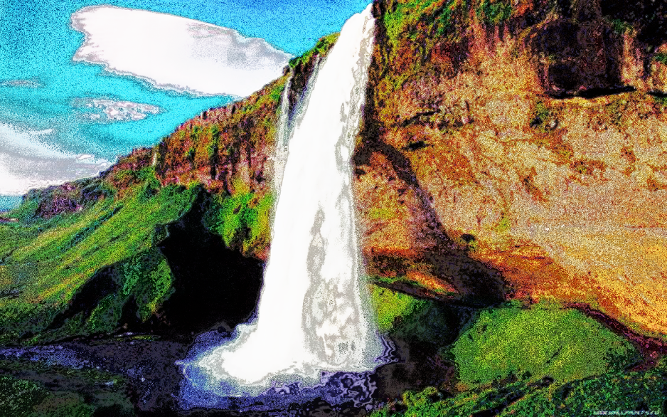 Waterfall Pontillism.png