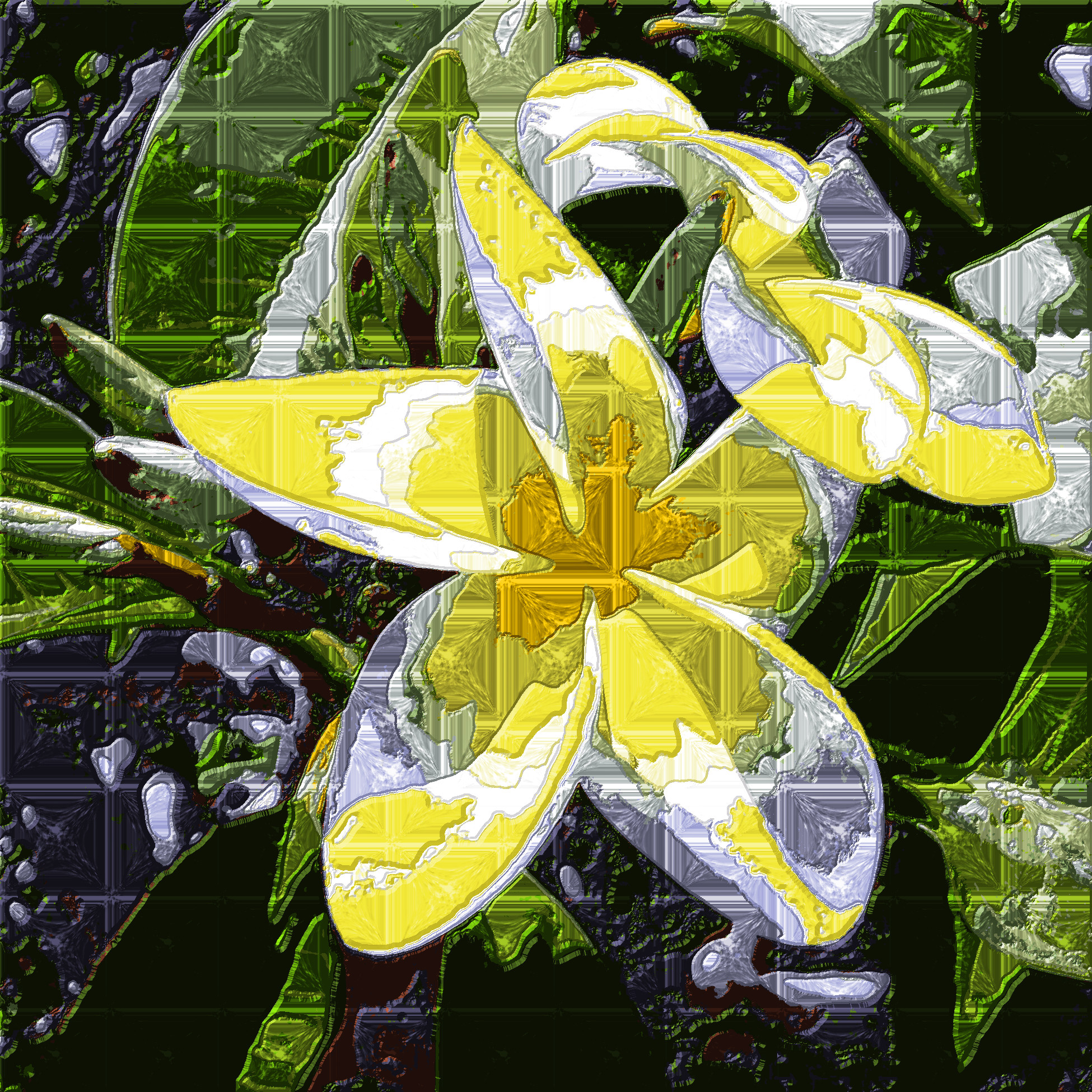plumeria-209904_960_720-crop, white balanced, RGB stretched, Texturized (colours=31; texture=omg1r).jpg