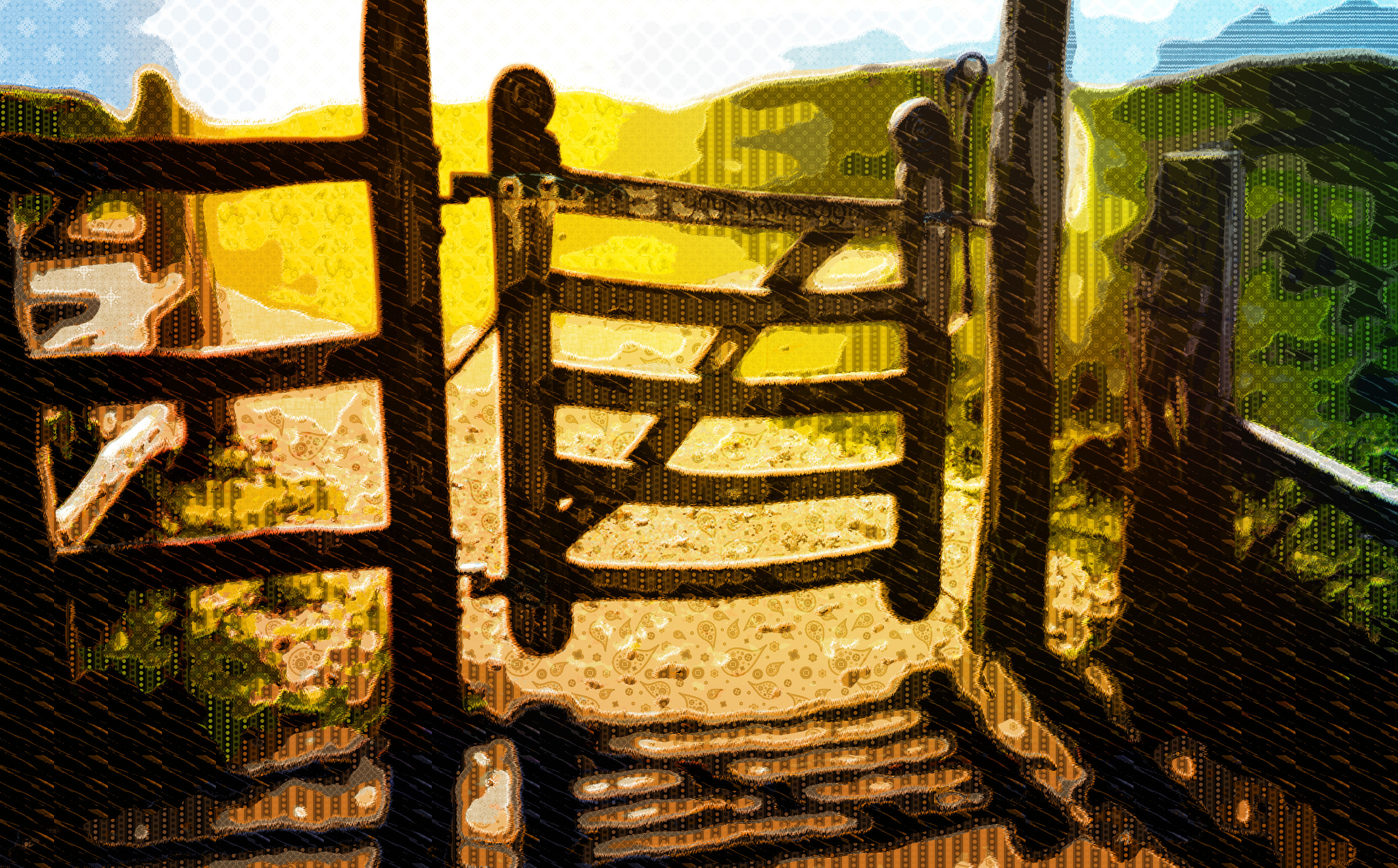 llanddwyn_island_gate_by_paulmossphotography-da9cxyy, white balanced, RGB stretched, darkened, Texturized (colours=20; texture=fabr).jpg