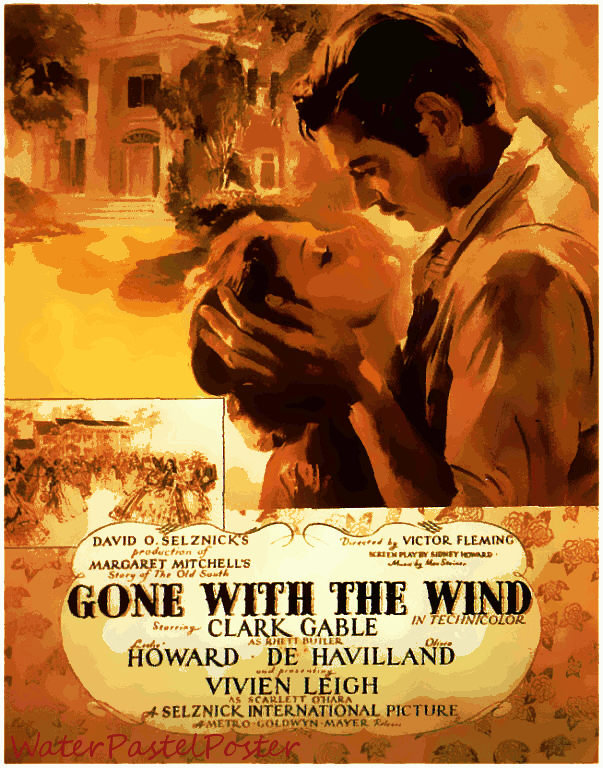 Dinasset. WaterPastelPoster.Gone.Wind.Poster.gif