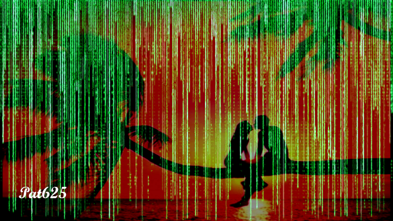 Tin Tran.Matrix Rain.Man Woman Sunset.jpg
