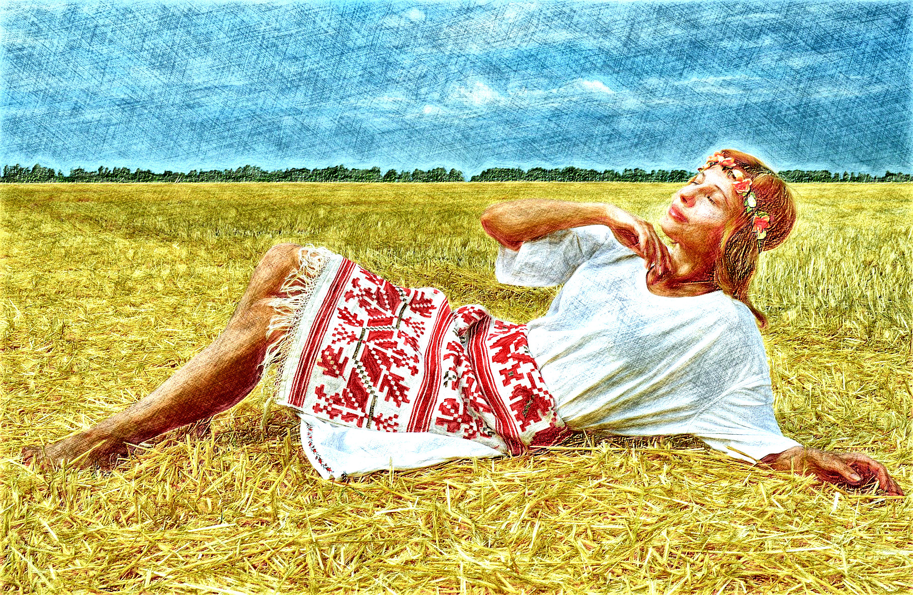 2020-08-26 09-54-27woman-5468716_1920 with a draw effect style A, option colours and pencil lead=HH (GEGL desat C2G).jpg
