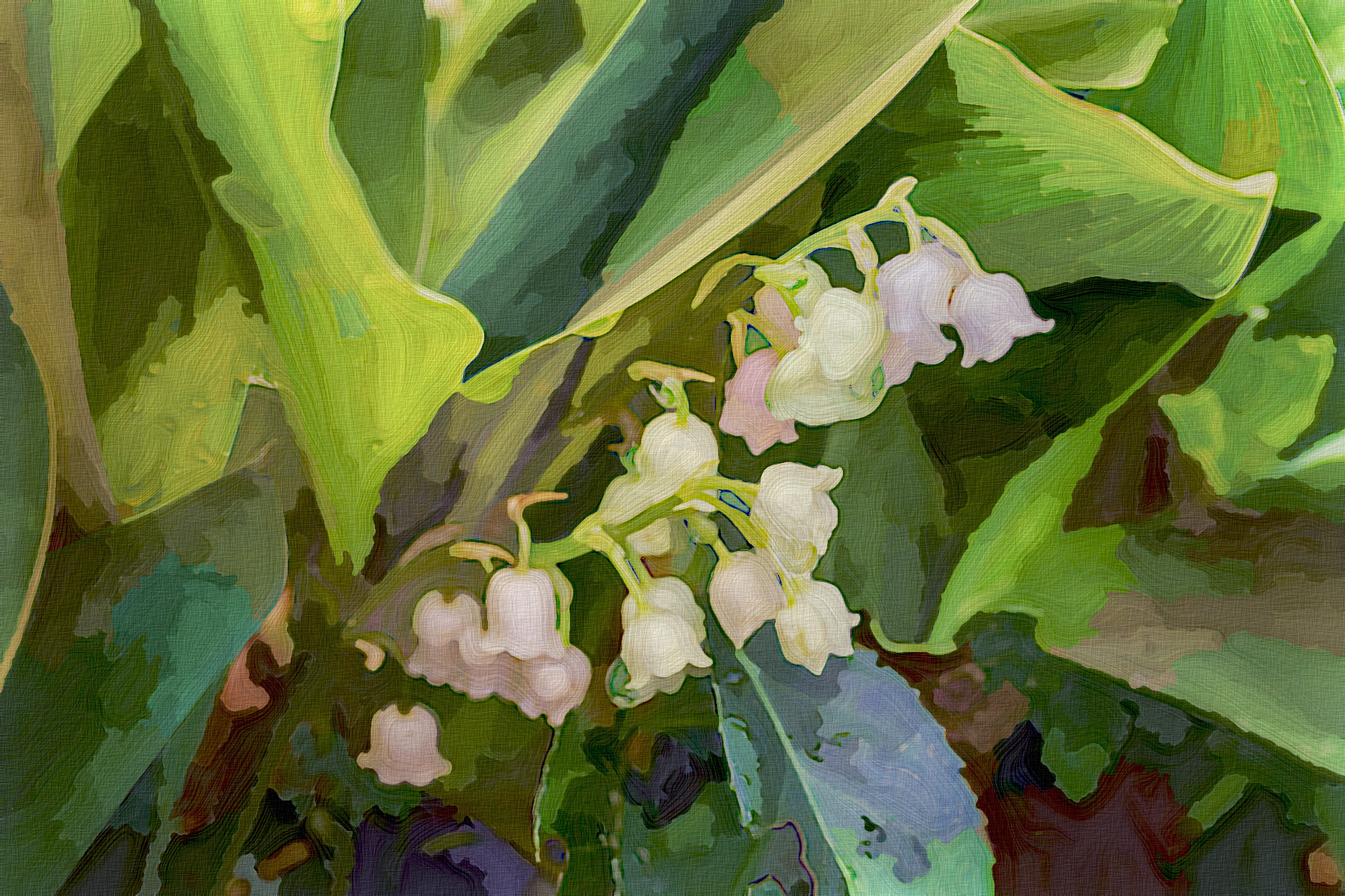 2021-09-21 14-03-12 lily-of-the-valley-5109876_1920 with JVID effect P (Fake Acrylic Paint Effect) Arlequin @50 using size 60.jpeg
