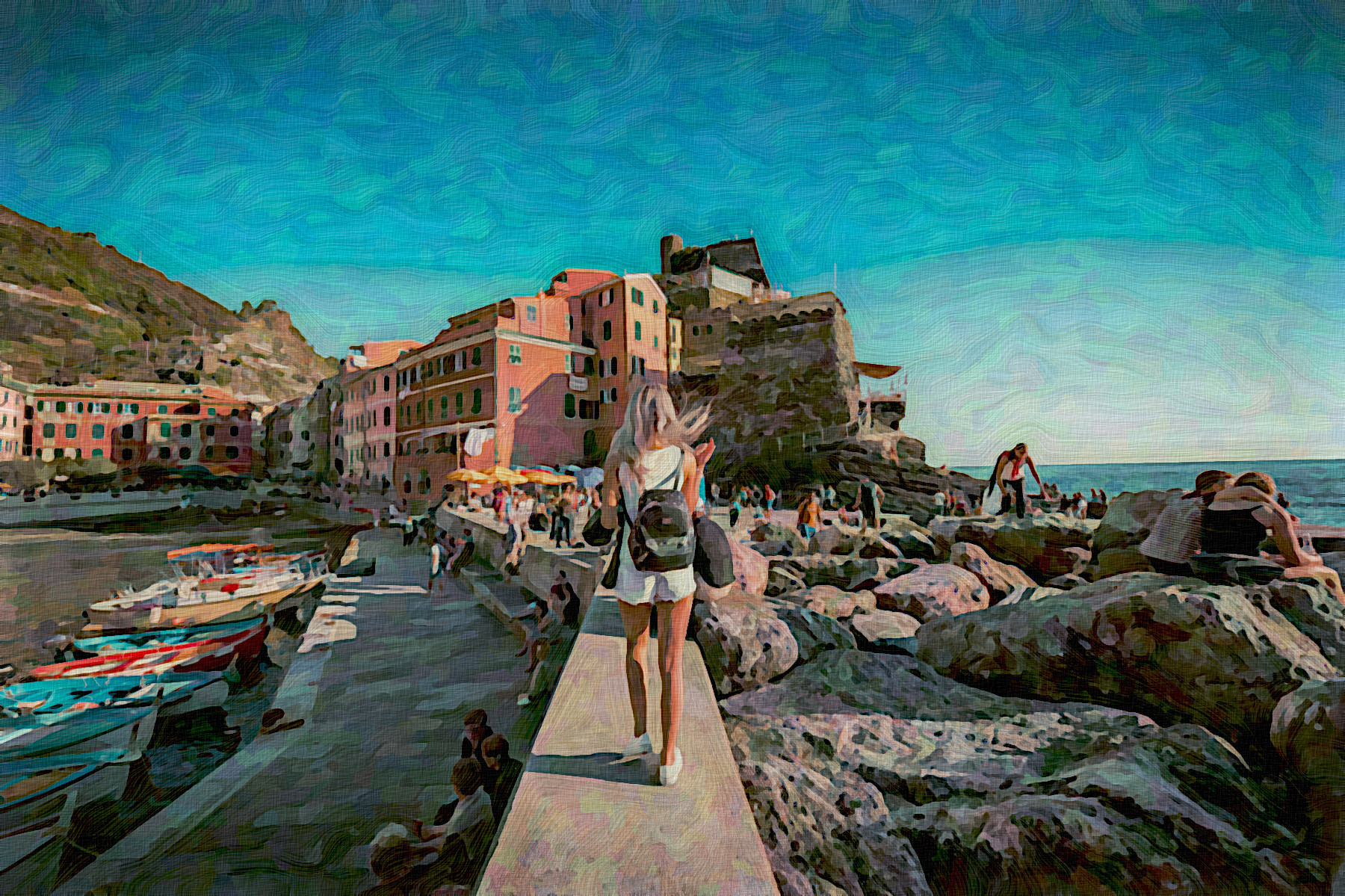 2021-09-21 14-36-42 vernazza-in-italy-cinque-terre-picjumbo-com with JVID effect P (Fake Acrylic Paint Effect) Arlequin @24 using size 8.jpeg