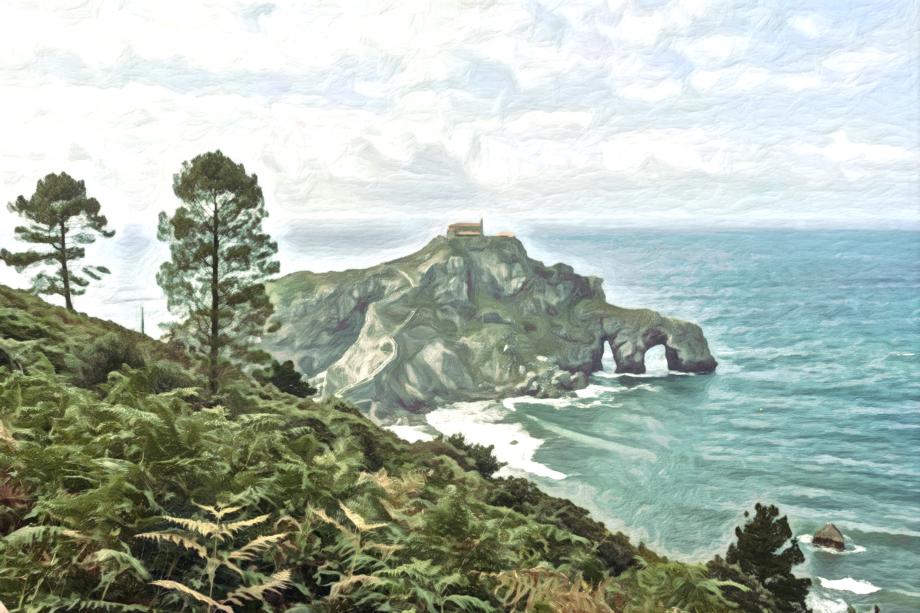 2023-11-10 18-17-59 landscape-1154342_1920 with a Free Paint Effect, paint Painting, strokes Brushify, contour LjkRibbon, poster MThreshold, toppat DetailMap, postpro Vibrance.jpg