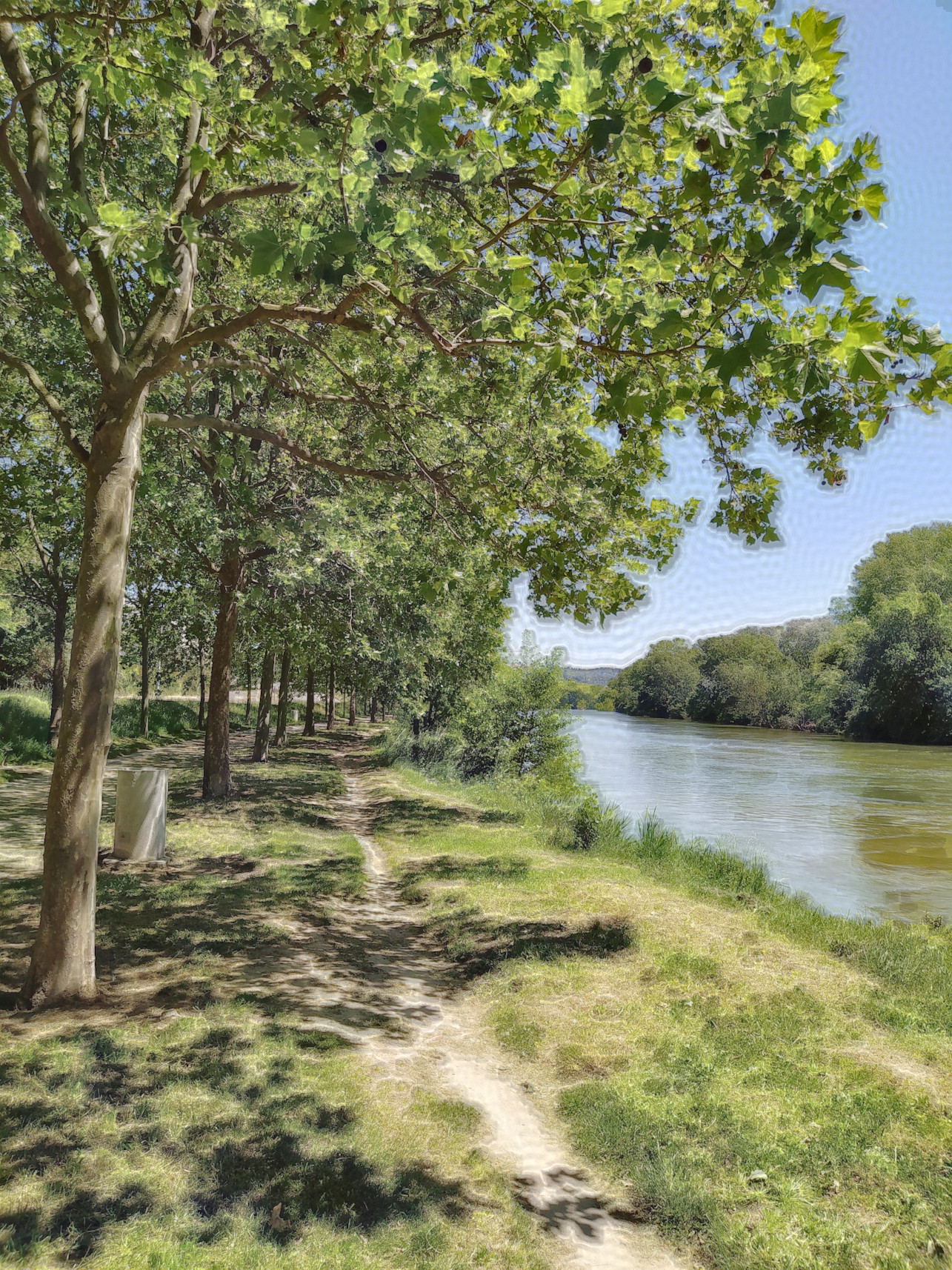 2023-11-11 16-55-56 river-6369526_1920 with a Free Paint Effect, paint Kuwahara, strokes Waves, contour JRGradN, poster Signum, toppat DetailMap, postpro Vibrance.jpg