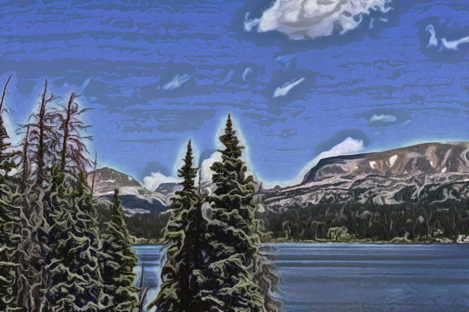 2023-11-13 15-57-19 mountain-lake-2351708_1920 with a Free Paint Effect, paint NoisePaint, strokes Camouf, contour CPencil, poster Signum, toppat DetailMap, postpro Chroma.jpg