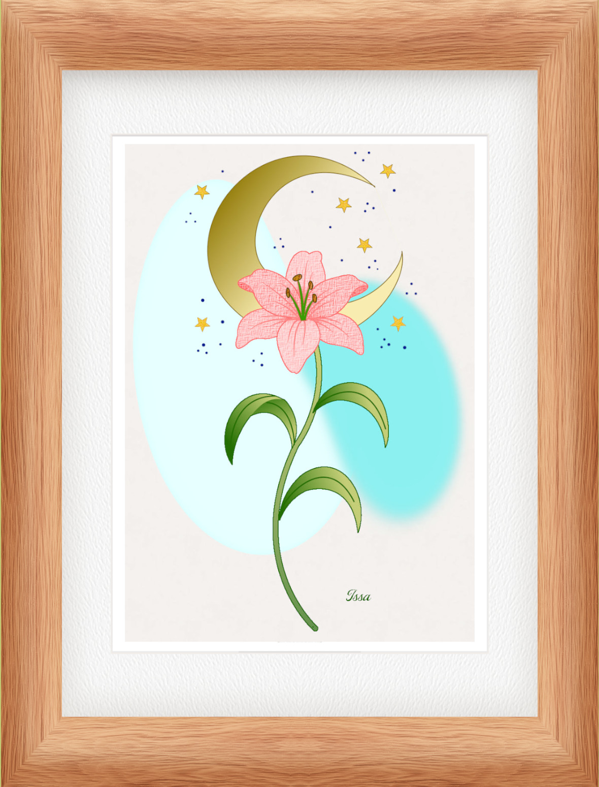 Light Wood Blarney Green frame-TeaMouse+Image.JPG