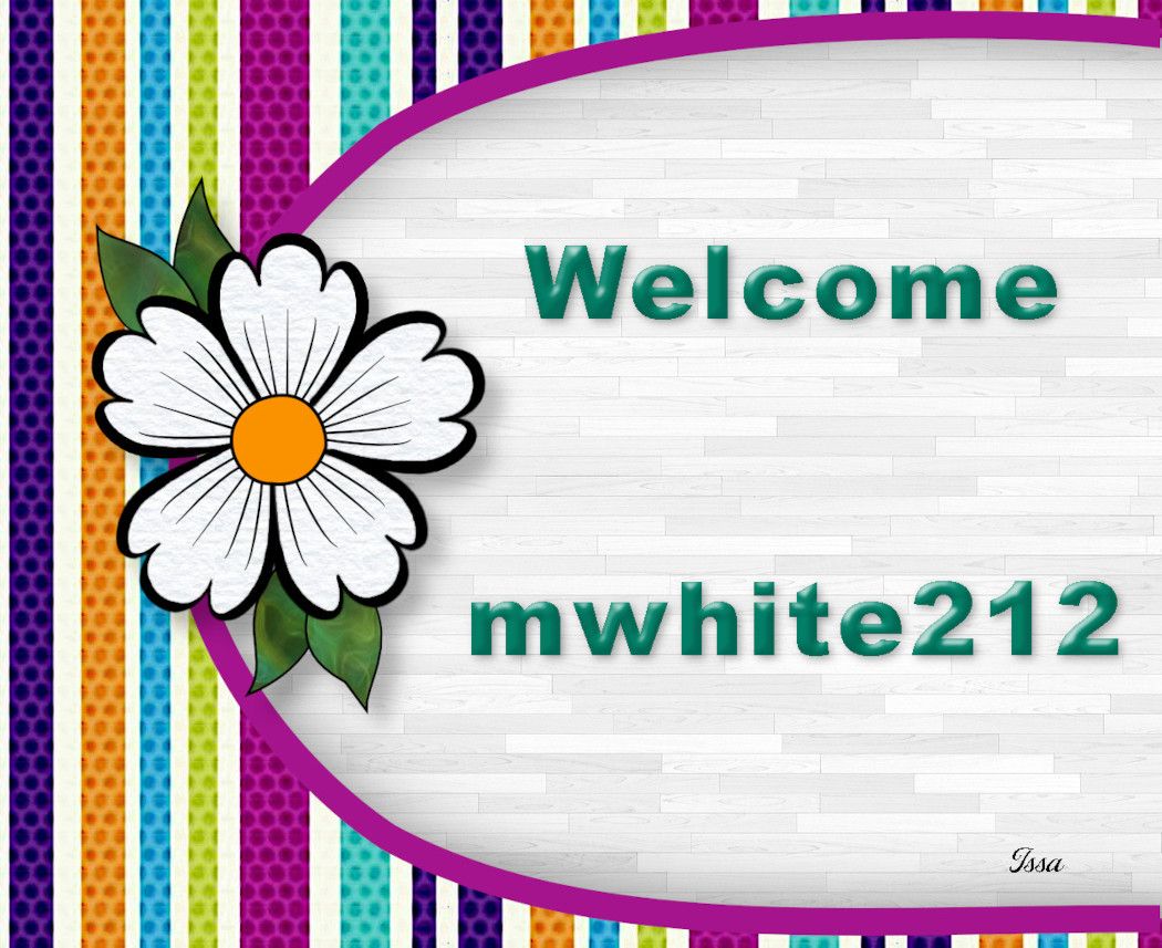 Welcome mwhite212.jpg