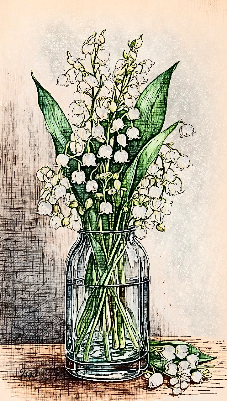 Muguet_Flowers_LCh Color_Pencil Fine Sketch_Issa.jpg