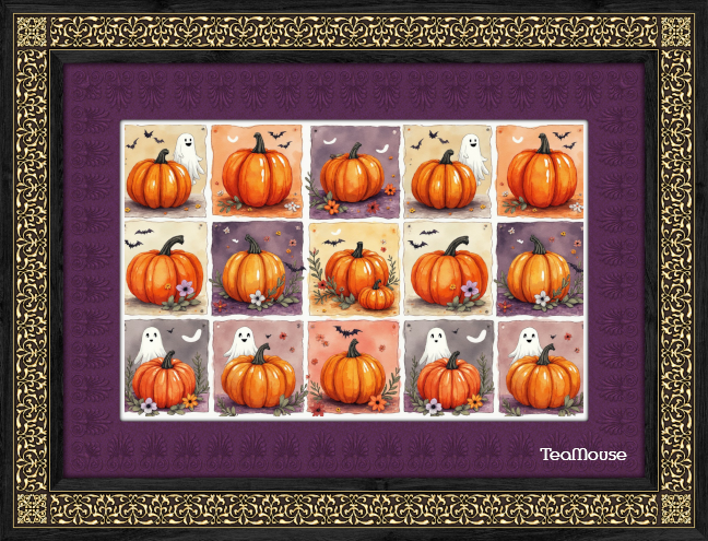 GC - 7 x 11  Black Halloween Purple Gold Old Floral - 02.png